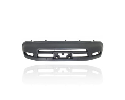 Bumper Cover - Compatible/Replacement for '96-97 Toyota RAV4 - Front, Dark Gray Without Extension Hole, 5211942996