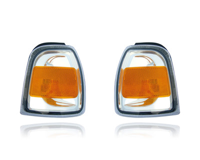 Turn Signal - Parking Light Assembly For 6L5Z15A201AA, 6L5Z15A201BA 06-11 Ford Ranger - Pair, Left Driver + Right Passenger Set Turn Signal - Parking Light Assembly For 6L5Z15A201AA, 6L5Z15A201BA 06-11 Ford Ranger - Pair, Left Driver + Right Passenger Set