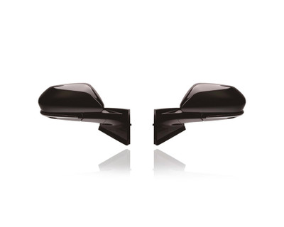 Door Mirror For 16-20 Toyota Prius Four/Touring/LE/XLE/Limited 17-20 Prius Prime-Limited - Electric, Heated, With Blind Spot, Manual-Folding - Pair, Left Driver + Right Passenger Set - 8791047420, 8794047410