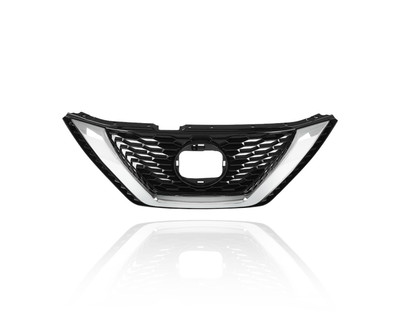 Grille - Compatible/Replacement for '20-22 Nissan Rogue Sport/Qashqai -S/SV - Main, Chrome Frame Black Insert Without Camera Hole, 623106MR0A Grille - Compatible/Replacement for '20-22 Nissan Rogue Sport/Qashqai -S/SV - Main, Chrome Frame Black Insert Without Camera Hole, 623106MR0A