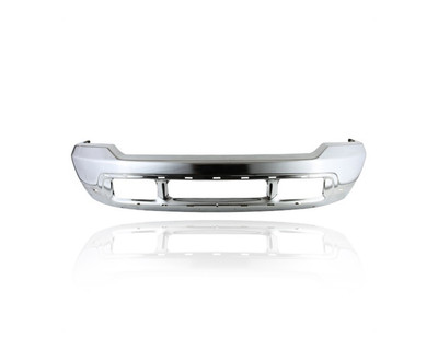 Bumper Face Bar - Compatible/Replacement for '99-04 Ford F-250/350/450/550 Superduty, 00-04 Excursion - Front Chrome With Lower Valance/Strip Hole, 3C3Z17757BA Bumper Face Bar - Compatible/Replacement for '99-04 Ford F-250/350/450/550 Superduty, 00-04 Excursion - Front Chrome With Lower Valance/Strip Hole, 3C3Z17757BA