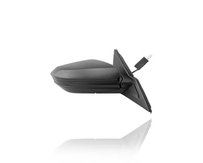 Door Mirror For 16-20 Honda Civic Sedan/Coupe-LX - Electric, Non-Heated, Without Side View Camera, With Cover, Black - NSF-Registered Part - Right Hand - Passenger - 76208TBAA02ZA