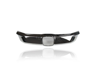 Grille Molding - Compatible/Replacement for '19-22 Honda HR-V LX - Main Upper Center Emblem Trim, Chrome, 71122T7AJ01