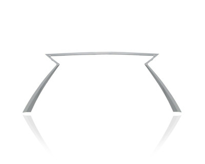 Grille Molding - Compatible/Replacement for '16-19 Lexus RX350/450h - Outer Trim Upper, Chrome, 5312148130, CAPA