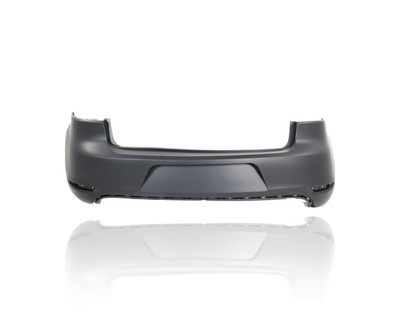 Bumper Cover - Compatible/Replacement for '10-14 Volkswagen Golf/GTI - Rear Primed Without Sensor Hole, 5K6807417GGRU, CAPA
