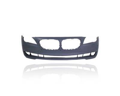 Bumper Cover - Compatible/Replacement for '09-12 BMW 740i/750i/760i/Li/Hybrid Base - Front, Primed With Sensor Hole, Without Side Camera Hole, 51117251632, CAPA