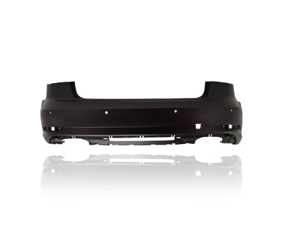 Bumper Cover - Compatible/Replacement for '17-20 Audi A3 Premium - Rear Primed With 6-Sensor Hole, 8V5807067GGRU