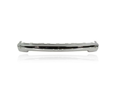 Bumper Face Bar - Compatible/Replacement for '98-04 Chevrolet S10/Blazer - Front, Chrome With Strip Molding Hole, 15094048