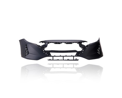 Bumper Cover - Compatible/Replacement for '24-25 Nissan Sentra S/SV/SR - Front Primed Without Camera Hole, 620226LY0J