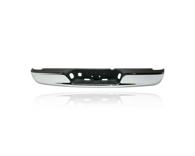 Bumper Face Bar - Compatible/Replacement for '02-08 Dodge RAM 1500, 03-09 2500/3500 - Rear, Chrome, 55077107AN