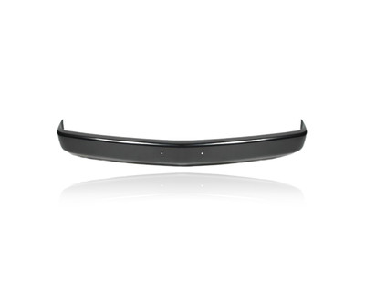 Bumper Face Bar - Compatible/Replacement for '88-00 Chevrolet C/K, 92-00 GM Pickup/SUV Gas - Front Black With Strip Molding/License Hole, 15607509