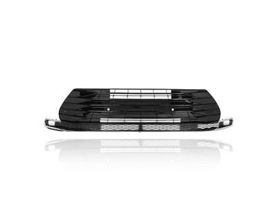 Grille - Compatible/Replacement for '21-25 Toyota Sienna Limited - Front Lower Chrome Trim Crossbar With Sensor Hole, Without Camera Hole, 5310208070