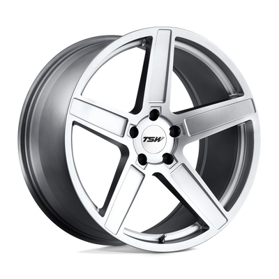 Ascent - Cast Aluminum, Matte Titanium Silver, 17X8, 5X120, 35mm, 195338040658