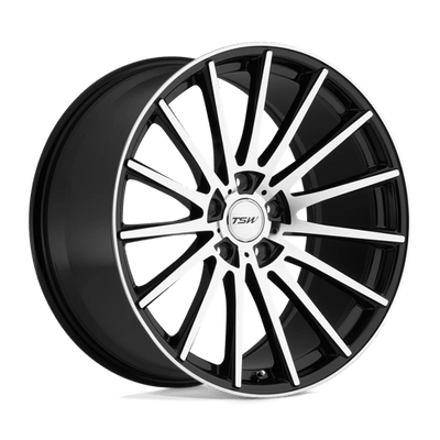 Chicane - Cast Aluminum, Gloss Black With Mirror Cut Face, 19X9.5, 5X112, 35mm, 195338048067