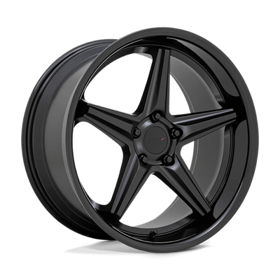 Launch - Cast Aluminum, Matte Black With Gloss Black Lip, 19X9.5, 5X4.5, 20mm, 194933184354