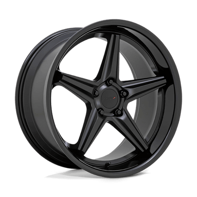 Launch - Cast Aluminum, Matte Black With Gloss Black Lip, 20X8.5, 5X120, 35mm, 194933184194