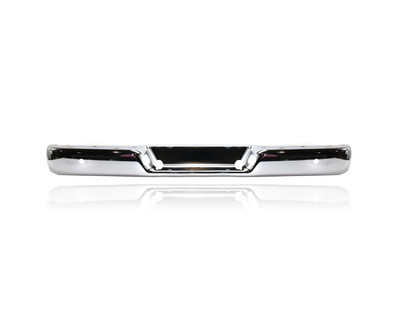 Bumper Face Bar - Compatible/Replacement for '18-23 Chevrolet Express/GMC Savana - Chrome With Sensor Hole, Rear, 84376068