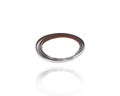 Bumper Impact Bar - Compatible/Replacement for '98-99 Ford Crown Victoria - Trim Strip Molding, Chrome, Front, F8AZ17C829AA