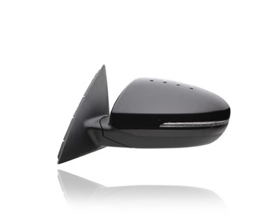 Door Mirror For 876104C010 12-13 Kia Optima USA-Build - Left Hand Driver, Power, Heat, Paint-to-Match (Unpainted), With Signal Lamp, Manual Folding