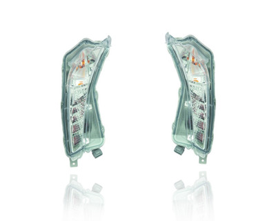 Turn Signal Light Assembly For 15-17 Toyota Camry-XLE/XSE, 15-17 Hybrid-XLE - Pair, Left Driver + Right Passenger Set - 8143006030, 8144006030 Turn Signal Light Assembly For 15-17 Toyota Camry-XLE/XSE, 15-17 Hybrid-XLE - Pair, Left Driver + Right Passenger Set - 8143006030, 8144006030