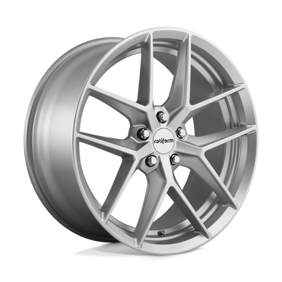 R133 FLG - 19in, Cast Aluminum, Gloss Silver, 19X8.5, 5X112, 45mm, 194933088393, 194933088393