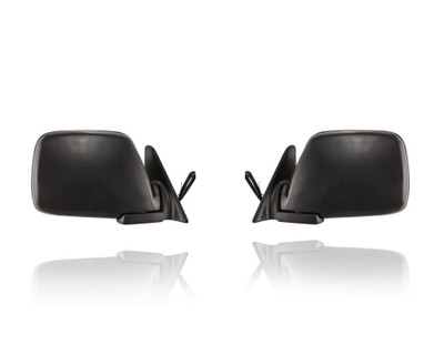 Door Mirror For 91-97 Toyota Land Cruiser - Electric, Non-Heated, Primed - Pair, Left Driver + Right Passenger Set - 879406013013, 879406013013