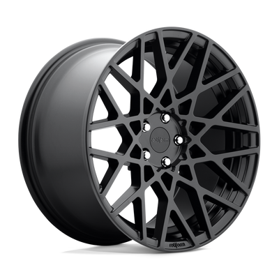 R112 BLQ - 19in, Cast Aluminum, Matte Black, 19X8.5, 5X112, 35mm, 194933088799, 194933088799