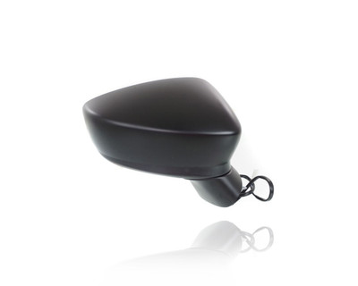 Door Mirror For 14-16 Mazda Mazda3 Sedan/Hatchback - Electric, Non-Heated, Without Signal + Blind Spot Detection, Primed - Right Hand - Passenger - BHN969121E