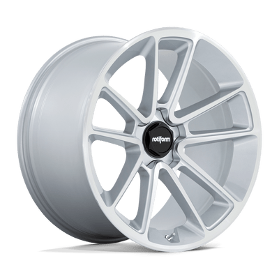 R192 BTL - 22in, Flow Formed Aluminum, Gloss Silver W/ Machined Face, 22X11, 5X112, 20mm, 194933210077, 194933210077