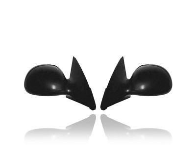 Door Mirror For 6F1Z17682C; 6F1Z17683C 00-07 Taurus Sable - Pair, Both Left Hand Driver + Right Hand Passenger Set, Power, Non-Heated, Without Puddle Light, Textured