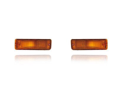 Turn Signal Light Assembly For 93-98 Toyota T100 Pickup - Pair, Left Driver + Right Passenger Set - 8151034010, 8152034010 Turn Signal Light Assembly For 93-98 Toyota T100 Pickup - Pair, Left Driver + Right Passenger Set - 8151034010, 8152034010