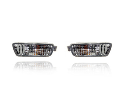 Turn Signal Light Assembly For 01-04 Toyota Tacoma Pickup 2WD/4WD - CAPA - Pair, Left Driver + Right Passenger Set - 8151004080, 8152004080 Turn Signal Light Assembly For 01-04 Toyota Tacoma Pickup 2WD/4WD - CAPA - Pair, Left Driver + Right Passenger Set - 8151004080, 8152004080
