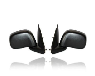 Door Mirror For 55077924AD, 55077925AD 02-08 Dodge Pickup, 05-09 Ram 1500 Mega-Cab/R2500/R3500 Without Tow Package - Power, With Heat, Pair, Left Driver + Right Passenger Set