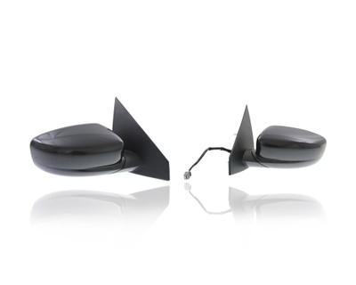 Door Mirror For 13-16 Dodge Dart - Electric, Non-Heated, Without Signal + Blind-Spot-Detection, Black, Primed - Pair, Left Driver + Right Passenger Set - 1TA101X8AH, 1TA111X8AH Door Mirror For 13-16 Dodge Dart - Electric, Non-Heated, Without Signal + Blind-Spot-Detection, Black, Primed - Pair, Left Driver + Right Passenger Set - 1TA101X8AH, 1TA111X8AH