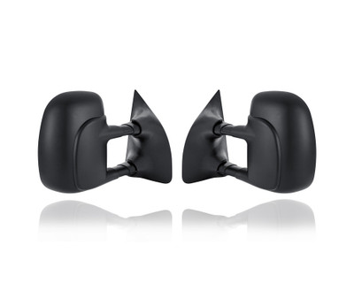 Door Mirror For 99-07 Ford Pickup Super Duty - Manual Telescoping, Dual-Arm - Pair, Left Driver + Right Passenger Set - 3C3Z17682AAA, 3C3Z17683AAA Door Mirror For 99-07 Ford Pickup Super Duty - Manual Telescoping, Dual-Arm - Pair, Left Driver + Right Passenger Set - 3C3Z17682AAA, 3C3Z17683AAA