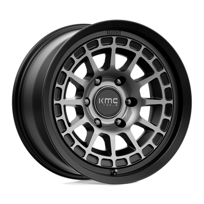 Canyon - 17in, Cast Aluminum, Satin Black W/ Gray Tint, 17X8.5, 6X5.5, 0mm, 194933101986, 194933101986