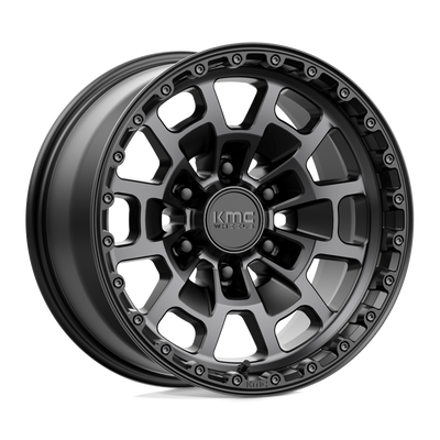 Summit - 17in, Cast Aluminum, Satin Black W/ Gray Tint, 17X8.5, 6X135, 0mm, 194933024766, 194933024766