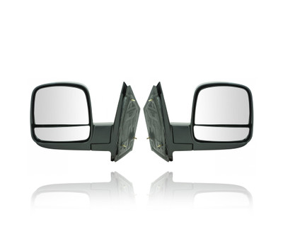 Door Mirror For 20838066; 20838065 08-20 Chevrolet Express GMC Savana - Pair, Both Left Hand Driver + Right Hand Passenger Set, Manual Door Mirror For 20838066; 20838065 08-20 Chevrolet Express GMC Savana - Pair, Both Left Hand Driver + Right Hand Passenger Set, Manual