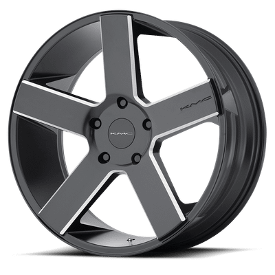 MC 5 - 22in, Cast Aluminum, Satin Black W/ Milling, 22X9, 6X5.5, 30mm, 885463103082, 885463103082