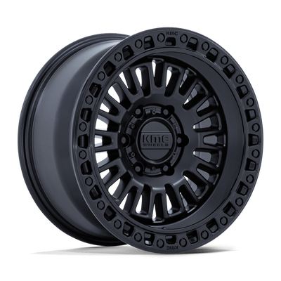Aztec - 17in, Cast Aluminum, Matte Black W/ Gloss Black Lip, 17X8.5, 6X135, 25mm, 194933409686, 194933409686