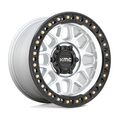 GRS - 18in, Cast Aluminum, Machined W/ Satin Black Lip, 18X8.5, 8X6.5, 0mm, 194933300310, 194933300310