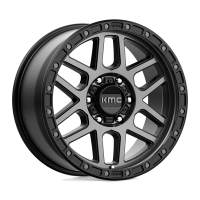 Mesa - 18in, Cast Aluminum, Satin Black W/ Gray Tint, 18X9, 6X5.5, 18mm, 885463816784, 885463816784
