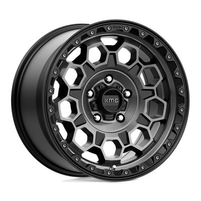 Trek - 17in, Cast Aluminum, Satin Black W/ Gray Tint, 17X9, 5X5.0, 18mm, 194933047499, 194933047499