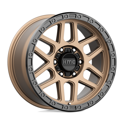 Mesa - 18in, Cast Aluminum, Matte Bronze W/ Black Lip, 18X9, 6X5.5, 18mm, 885463816777, 885463816777