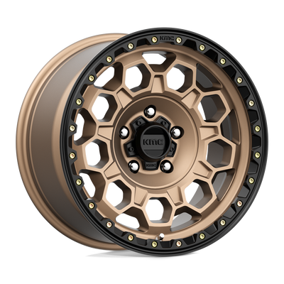 Trek - 17in, Cast Aluminum, Matte Bronze W/ Black Lip, 17X9, 5X5.0, 0mm, 194933047482, 194933047482