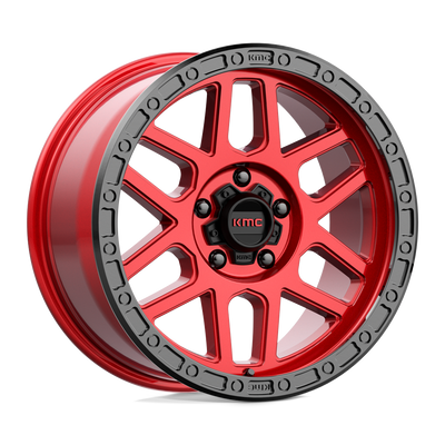 Mesa - 17in, Cast Aluminum, Candy Red W/ Black Lip, 17X9, 5X150, -12mm, 194933109098, 194933109098