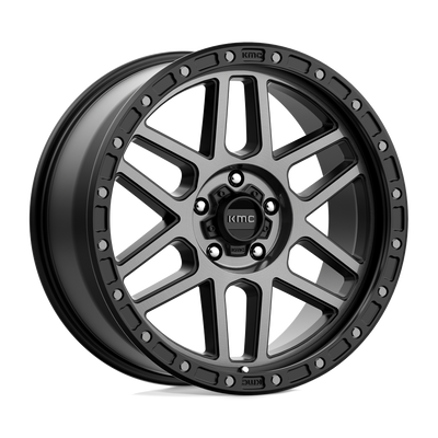 Mesa - 17in, Cast Aluminum, Satin Black W/ Gray Tint, 17X9, 5X5.0, 18mm, 885463817156, 885463817156