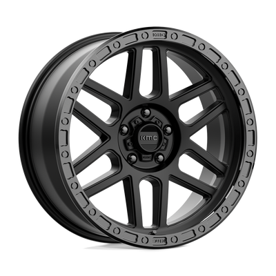 Mesa - 17in, Cast Aluminum, Satin Black W/ Gloss Black Lip, 17X8.5, 5X120, 0mm, 194933165094, 194933165094
