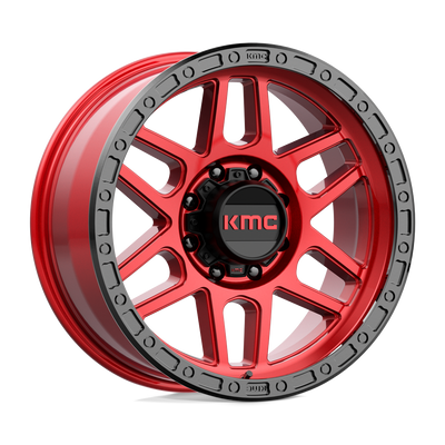 Mesa - 20in, Cast Aluminum, Candy Red W/ Black Lip, 20X9, 8X6.5, 0mm, 194933056996, 194933056996