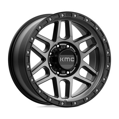 Mesa - 20in, Cast Aluminum, Satin Black W/ Gray Tint, 20X9, 8X6.5, 0mm, 885463817439, 885463817439